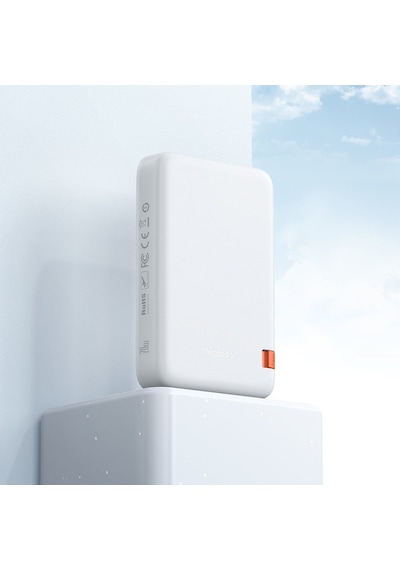 Mcdodo MC-5100 10000 mAh 20 W Magsafe Kablosuz Powerbank Beyaz