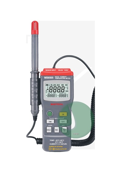 Mastech Ms6505 Nem - Sıcaklık Ölçer / Higrometre Rs-232 ms-6505