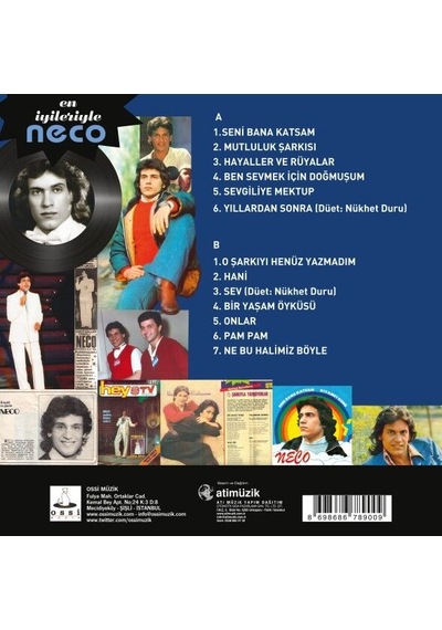 Neco En İyileriyle Neco Seni Bana Katsam Masumiyet Müzesi Lp Pl