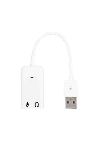 Alfais Zey Alfais 4505 Harici Kablolu 7.1 Usb Ses Kartı 3.5mm Mikrofon Dönüştürücü Adaptör