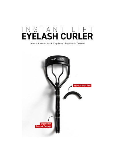 Doğal Kirpik Görünümlü Kirpik Kıvırıcı - Instant Lift Eyelash Curler
