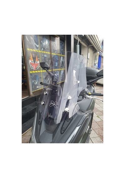 Zeus Motor Kymco Dtx 360 Açık Füme Ön Cam 61cm 4mm Motosiklet Ön Cam