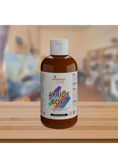 Kahverengi Akrilik Boya 250gr Diğer