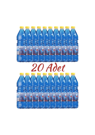 Autofresh 4 Mevsim Oto Cam Suyu 1 Litre 20 Adet Set -3 Derece