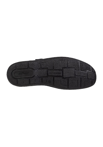 Dr. Flexer Dr.Flexer 816607 Hakiki Deri Erkek Büyük Numaralı Sandalet Siyah