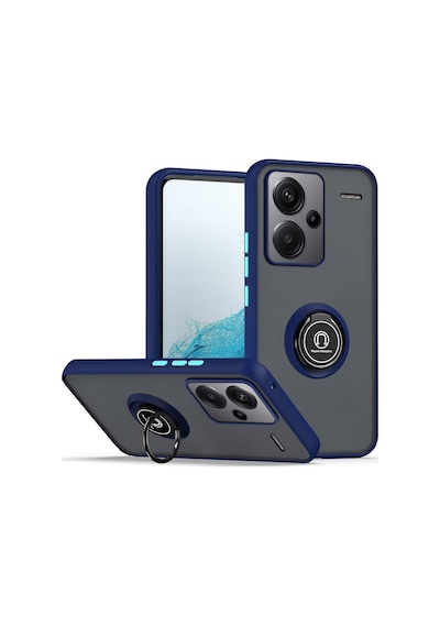 Nihcase Xiaomi Redmi Note 13 Pro Plus Kılıf Mat Montreal Yüzüklü Spot Kapak