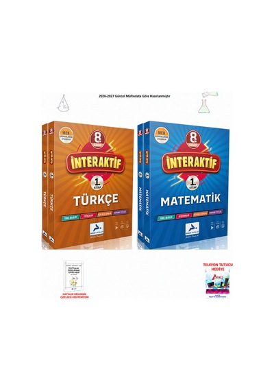 Paraf 8. Sınıf Lgs İnteraktif Türkçe+matematik 2 Kitap Seti