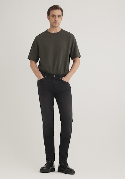 Mavi 0042218775 Jake Comfort Erkek Jean Pantolon Koyu Gri