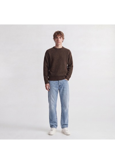 Jack & Jones Erkek Relaxed Fit Triko Kazak - Soho - 12278924 Cocoa