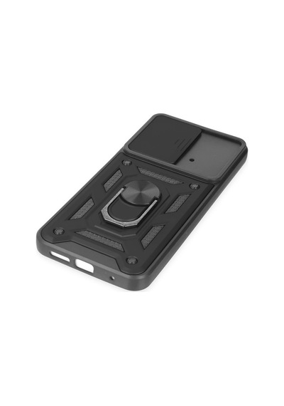 Cosmotex Newface Xiaomi Poco M4 Pro 4g Kılıf Pars Lens Yüzüklü Silikon - Siyah Sıyah