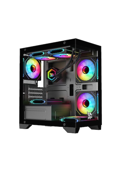 Gameagle Tornado Bilgisayar Kasası + 750w + 80 Power + 240 Mm Sıvı Soğutma Siyah