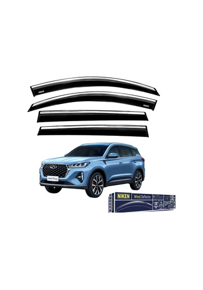 Chery Tiggo 7 - 7 Pro Krom Çıtalı Cam Rüzgarlığı 2020-