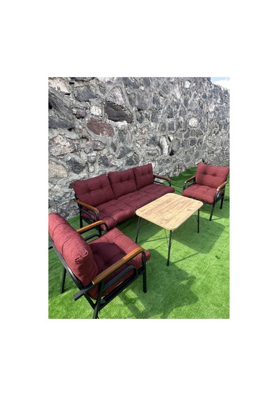 3+1+1+sehpa Balkon Ve Bahçe Mobilyası Bordo Bordo 3+1+1+sehpa Balkon Ve Bahçe Mobilyası Bordo Bordo