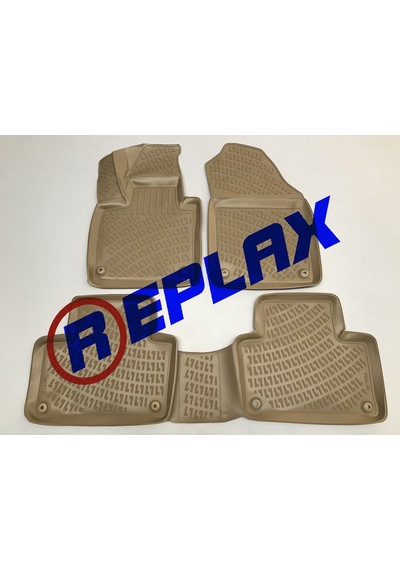 Replax Volvo Xc90 2016 Sonrası 3D Havuzlu Bej Paspas A+Kalite