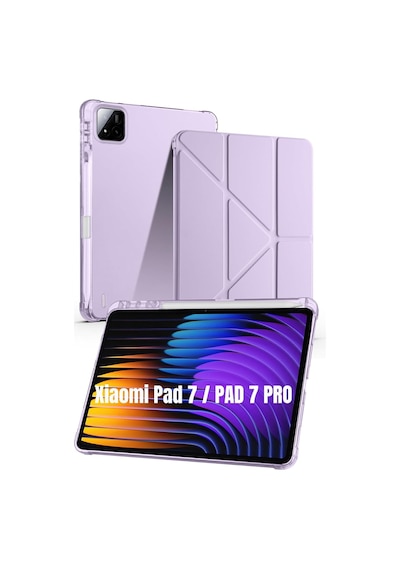 Xiaomi Pad 7 / Pad 7 Pro İle Uyumlu Kılıf Kalem Bölmeli Standlı Uyku Modlu Akıllı Kapak - Çok Renkli 1