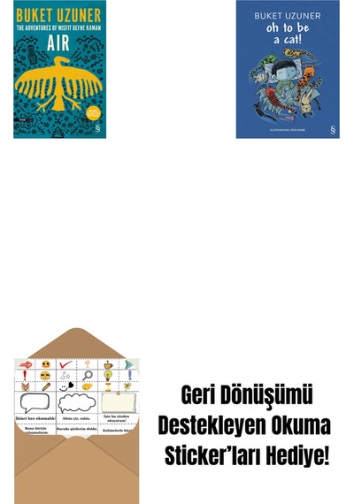 Air - The Adventures Of Misfit Defne Kaman + Oh To Be A Cat + Okuma Sticker'ları