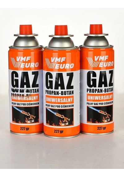 Remtas Vmf Eurogaz Kamp Ocak Gazı Valfli Kartuş 227gr - 3 Adet