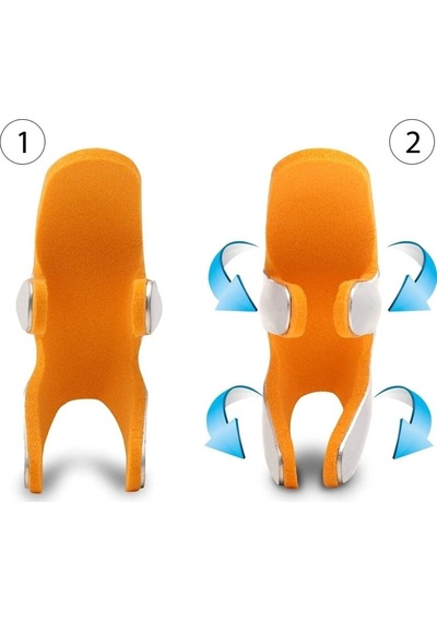 Medikalcim Kurbağa Parmak Ateli - Frog Finger Splint - Parmak Eklem Sabitleyici Tek Ebat