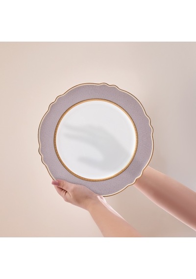 Aryıldız Majestic 60 Parça 12 Kişilik Yemek Takımı Beyaz - Gold