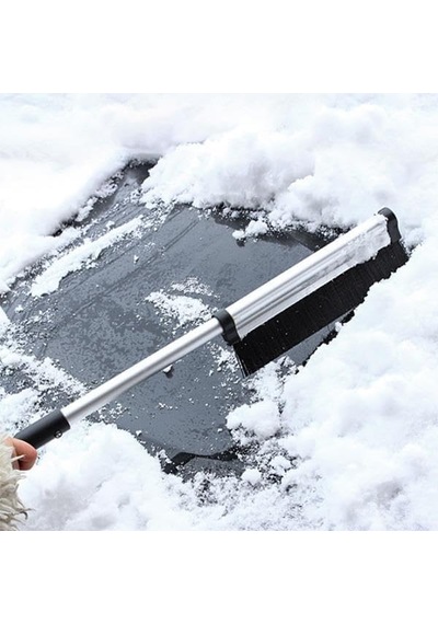 Coofbe 65cm 2in1 Buz Kazıyıcı Ve Kar Temizleme Fırçası Don Temizleme Fırcası Araç Buz Kazıyıcı Diğer
