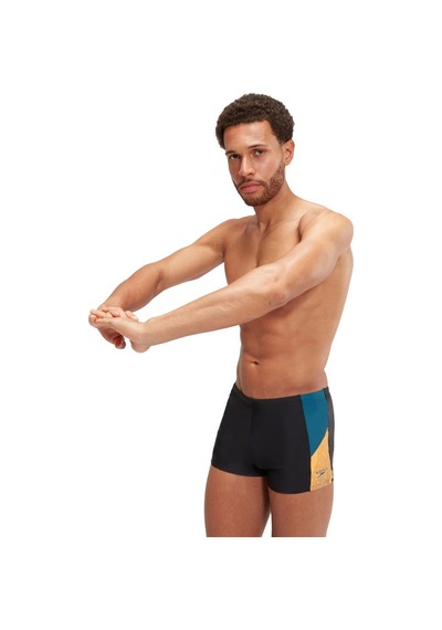 Speedo Dive Splice Aquashort Erkek Yüzücü Mayosu Siyah