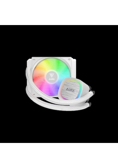 Gamdıas Aura Gl120 V2 Wh, White Edition, 120mm, Rgb, 1 Fanlı, Cpu Sıvı Soğutma