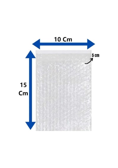 Balonlu Patpat Torba, Bantlı Baloncuklu Torba 10cm X 15cm + 5cm 100 Adet