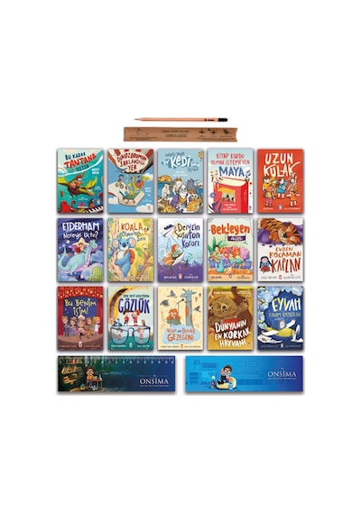 Timaş Çocuk 1. Sınıf İlk Okuma Kitapları Hikaye Seti Süper Set 15 Kitap - Uzun Kulak - Koala - Gözlük
