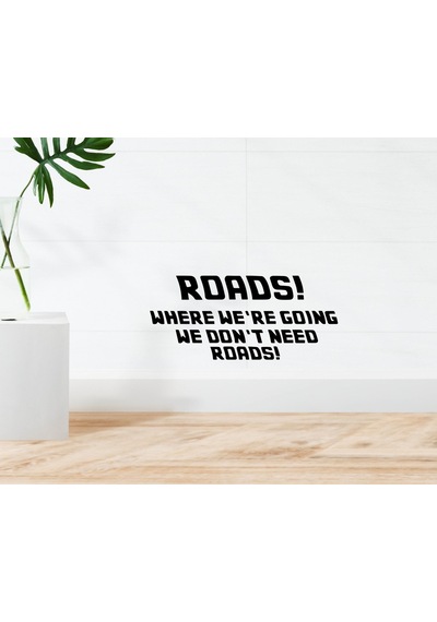 Bk Home Roads Tasarımlı Duvar Sticker-1