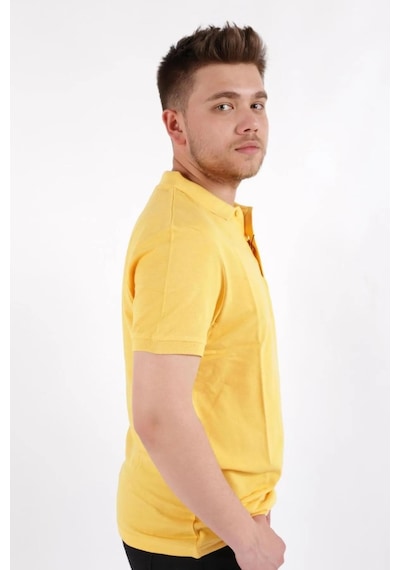 Cazador Erkek T-shirt Polo Yaka Pike 4613 Sarı Sarı