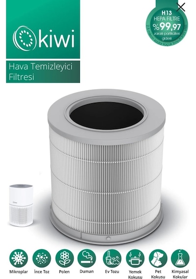 Purmed Kiwi Kap-6730f Kap-6730 Hava Temizleyici Uyumlu Hepa Filtre