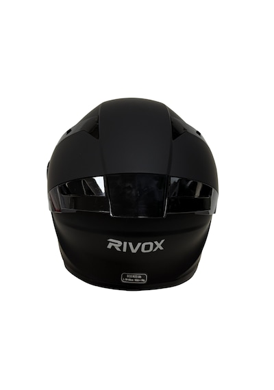 Rivox R2 Kapalı Motosiklet Kaskı Mat Siyah