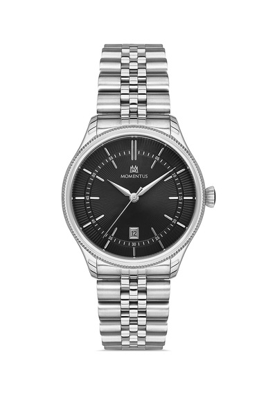 Momentus Gümüş Çelik Kordon Erkek Kol Saati Cm139s-04ss Gümüş