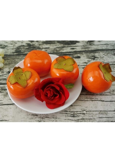 Yapay Meyve Cennet Hurması Fruit Tropik Meyve 12 7cm 1adet