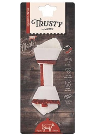Trusty Sığır Etli Düğümlü Kemik Köpek Ödülü 65 Gr 15,3 Cm