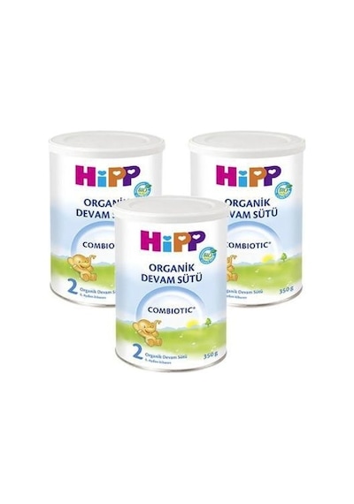 Hipp Organik Combiotic Bebek Sütü 2 Numara 350 Gr 3 Adet