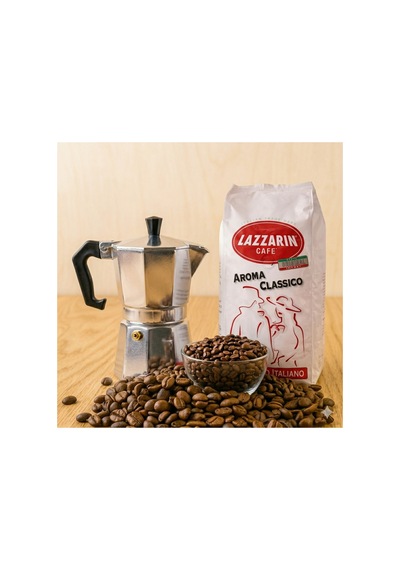 Retro Moka Pot Moka Pod Ve Lazzini Çekirdek Kahve Set