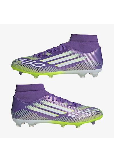 Adidas F50 League Mid Firm-multi Ground Erkek Mor Çim Saha Kramponu Jı0886 Mor
