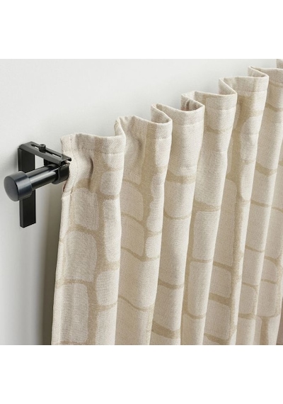 Ikea Lönnstävmal Fon Perde 145x300 Cm Bej