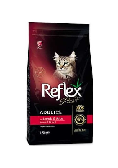 Reflex Plus Kuzu Etli Yetişkin Kedi Maması 2 x 1500 G