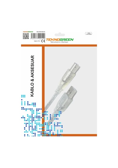 Teknogreen Tku-2010 10Mt. Usb Yazıcı  Kablosu