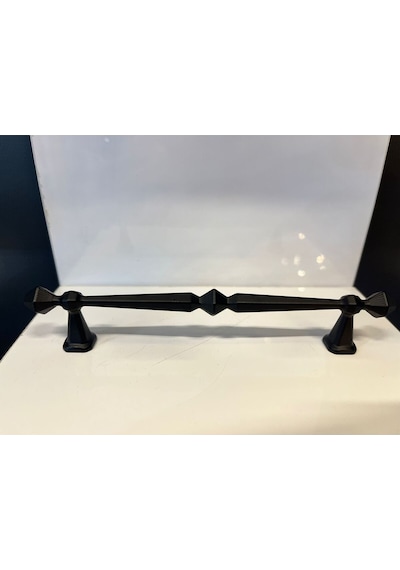 Napoli Metal Kulp 96mm Mat Siyah Dolap Kapak Modern Tv Ünite Çekmece Mobilya Komidin Mat Siyah