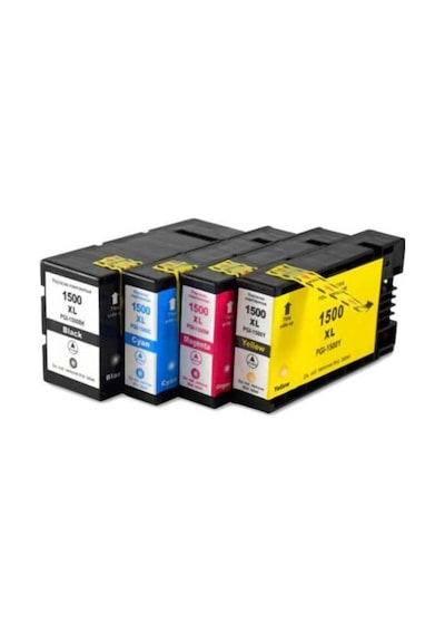 Photo Print Canon 1500xl Maxify Mb2350 4 Renk Muadil Kartuş Seti