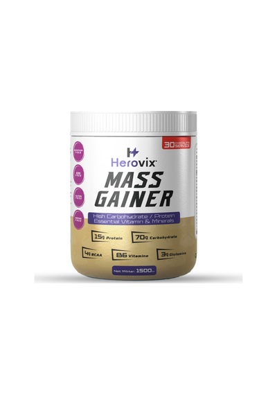 Mass Gainer 1500 Gr Çikolata Aromalı Yüksek Karbonhidrat & P...