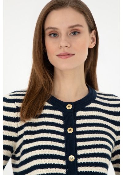 U.s. Polo Assn. Kadın Lacivert Hırka Triko 50297119-vr033 Lacivert