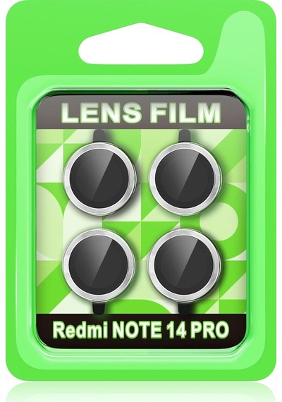 Mey İthalat Redmi Note 14 Pro 5g Raze Metal Kamera Lens - Gümüş