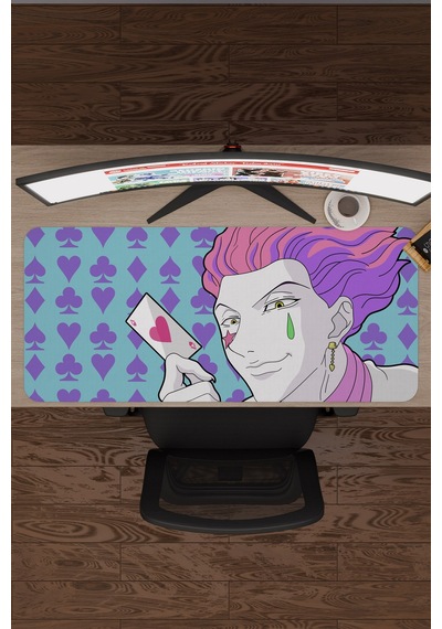 Hunter Hunter Anime V3 - 90x40 Xxl Gaming Kauçuk Kaymaz Taban Mouse Pad Fare Altlığı