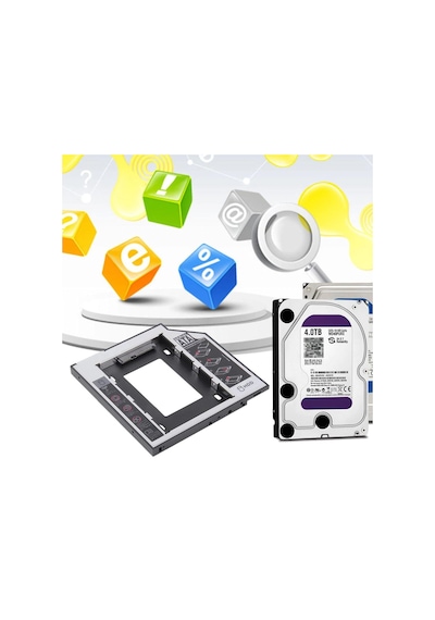 Harddisk Kutusu 9.5 MM Sata Slim Kızak Caddy