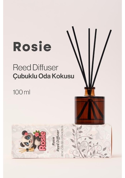 Rosıe Jasmine Reed Diffuser Çubuklu Oda Kokusu 100 Ml Fresh