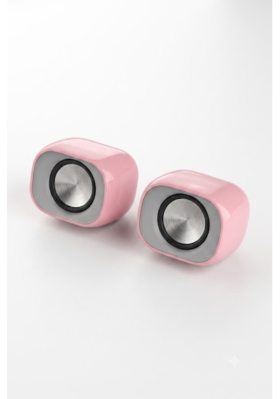 Hp Dhs-2111 6w Mini Pembe Renk Taşınabilir Multimedya Speaker Hoparlör